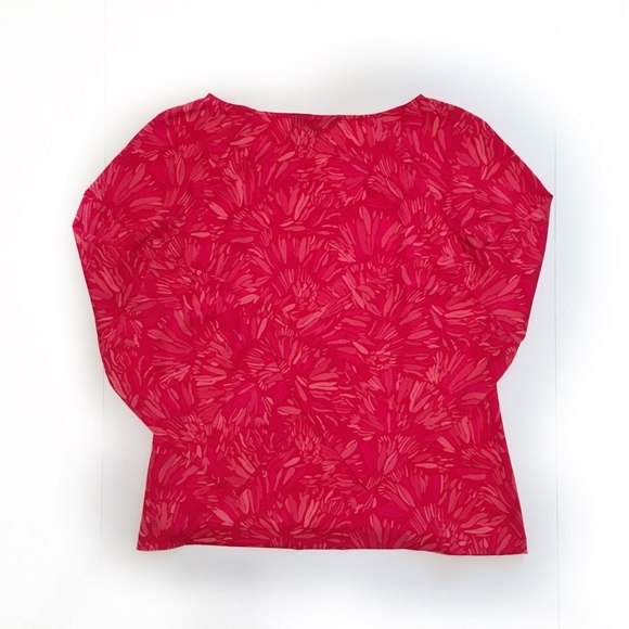 4/$20 Banana Republic Floral Bell Sleeve Top Sz S - Picture 5 of 7